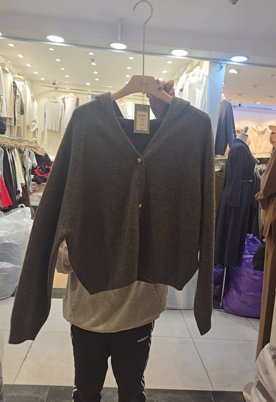 韓 小金釦連帽外套 4色 size