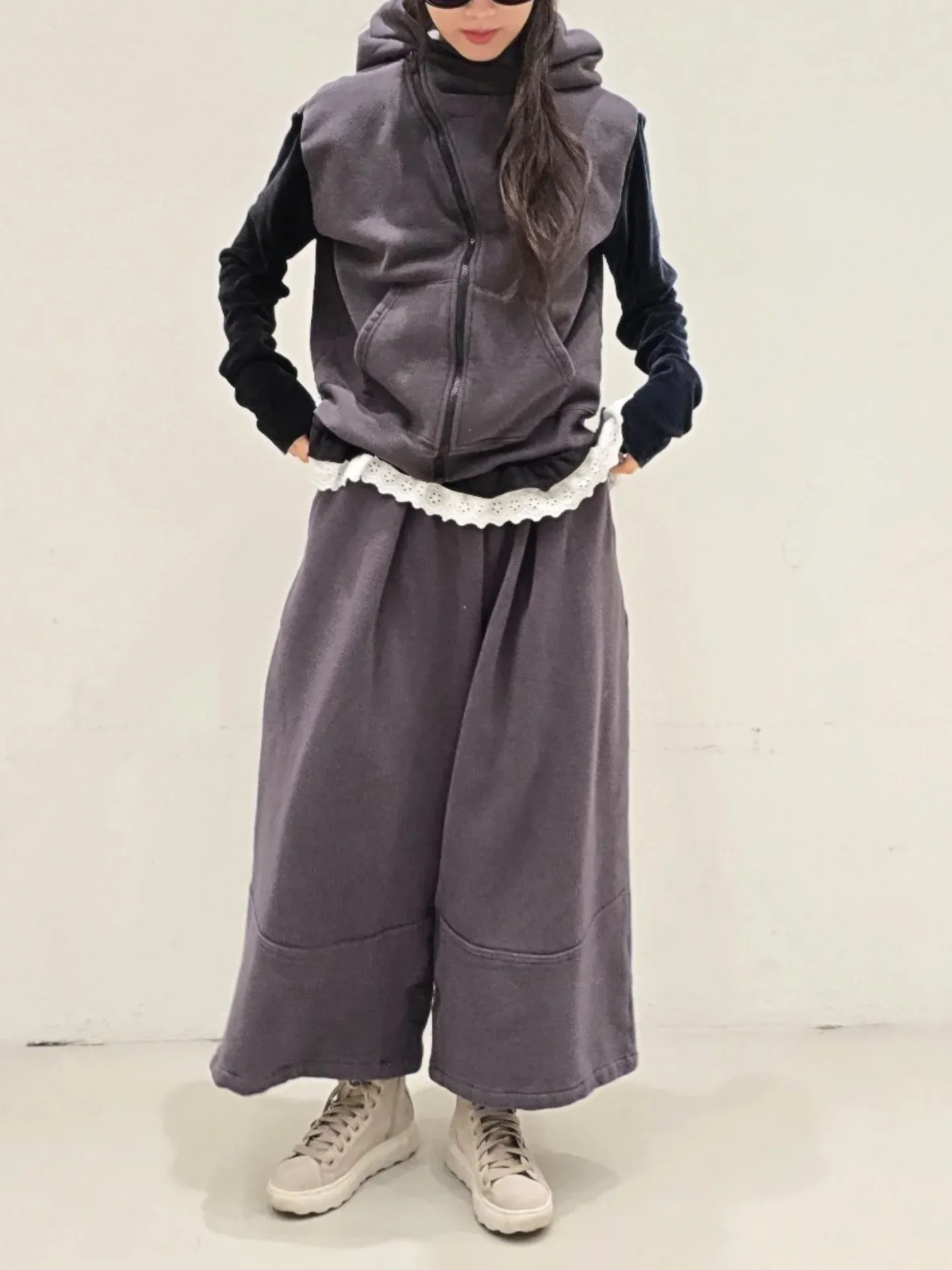 韓 斜拉鏈配色連帽外套 3色