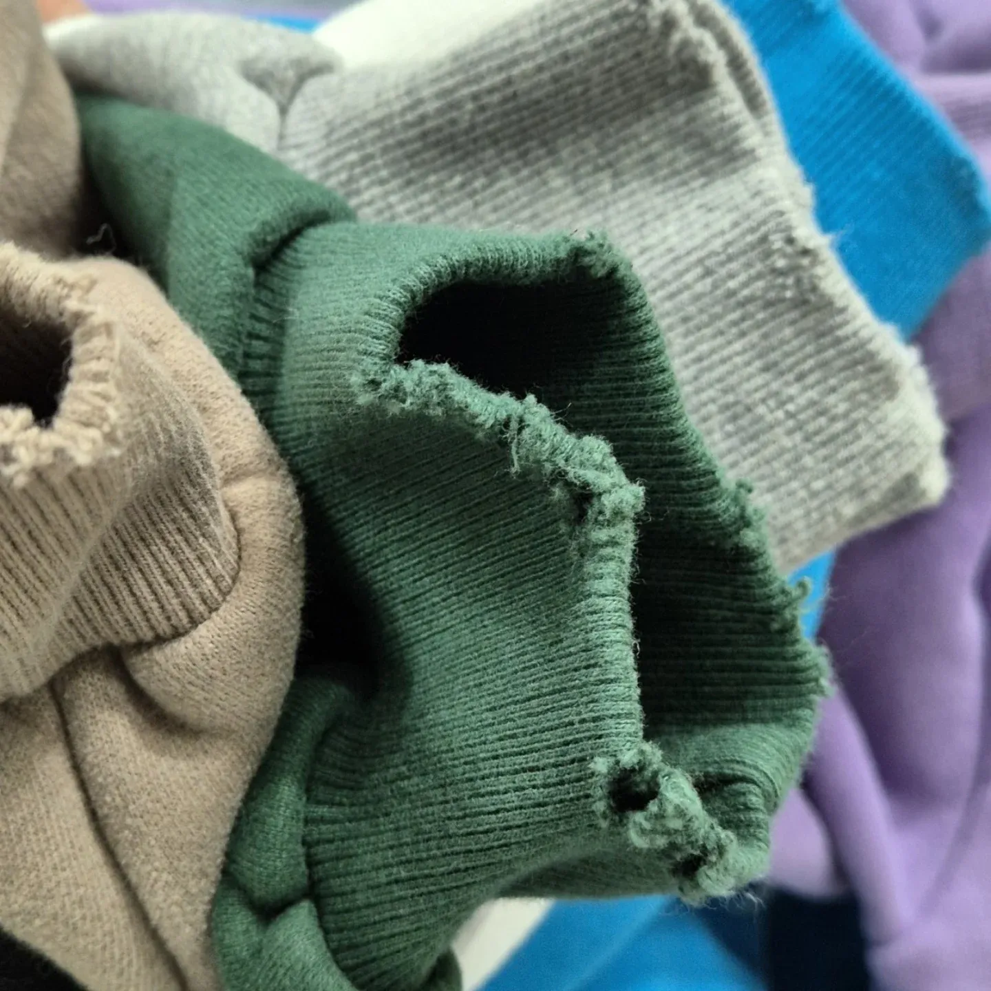 韓 破損風連帽短版外套 7色 size