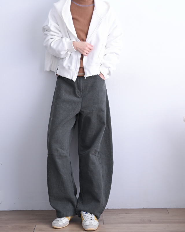 韓 破損風連帽短版外套 7色 size