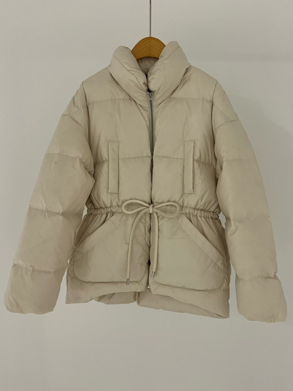 韓 腰抽繩大口袋外套 2色