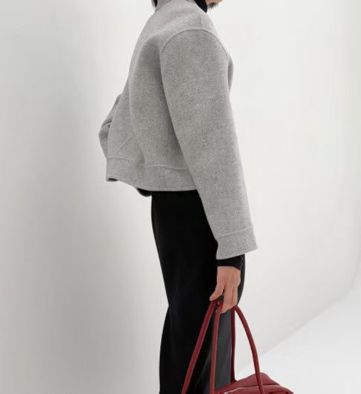 韓 短版拉鍊外套 3色 size