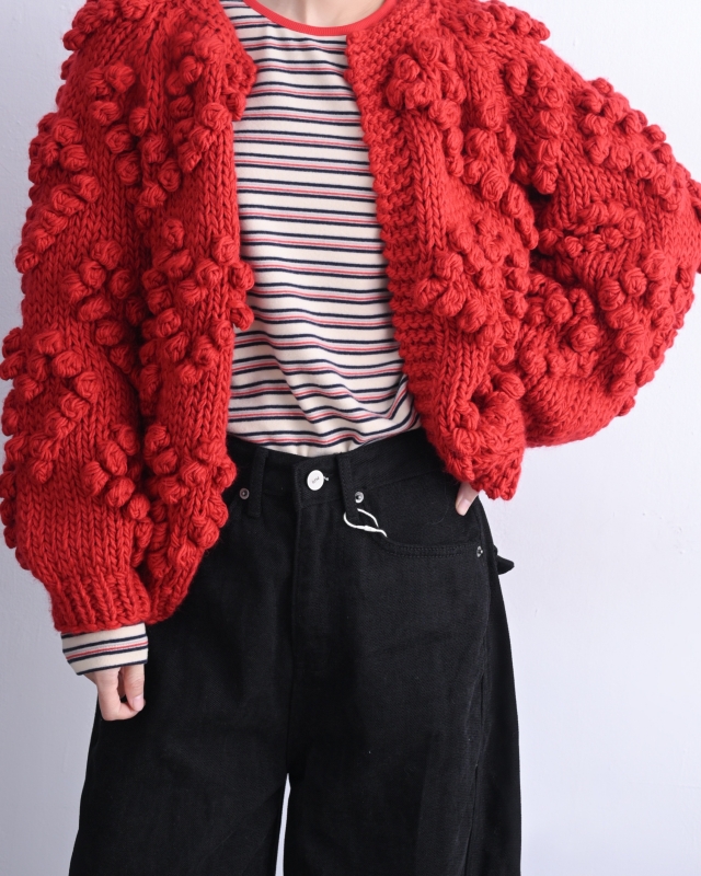 韓 立體球球開襟外套 4色 size