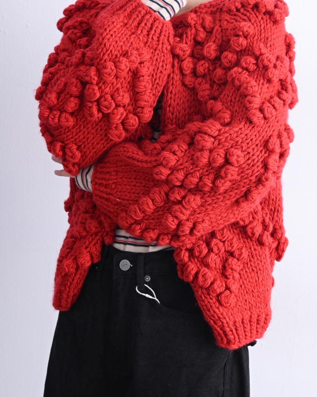 韓 立體球球開襟外套 4色 size