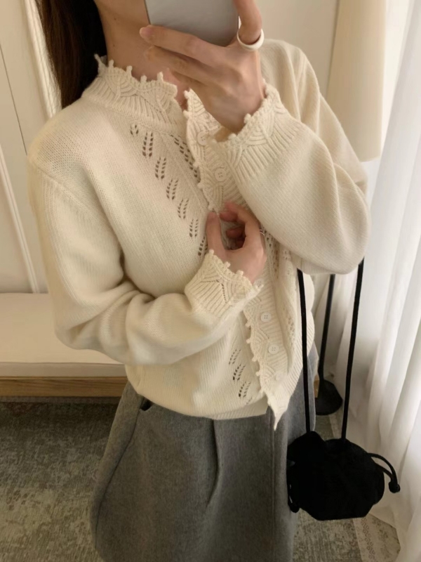 韓 造型領邊小外套 4色 size