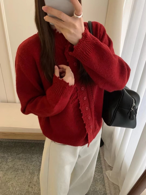 韓 造型領邊小外套 4色 size