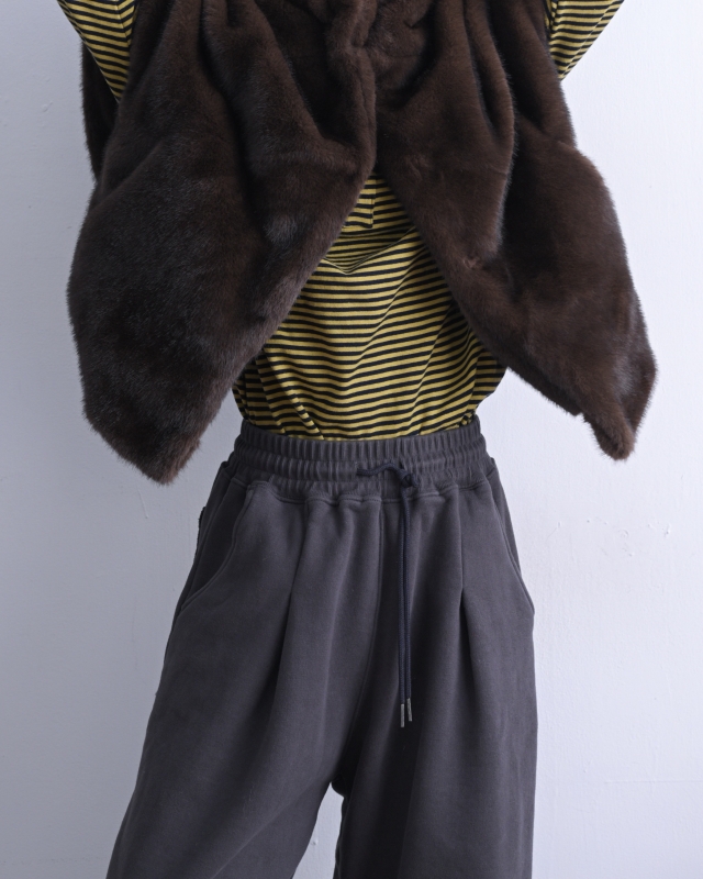 韓 連帽毛毛短袖外套 2色 size