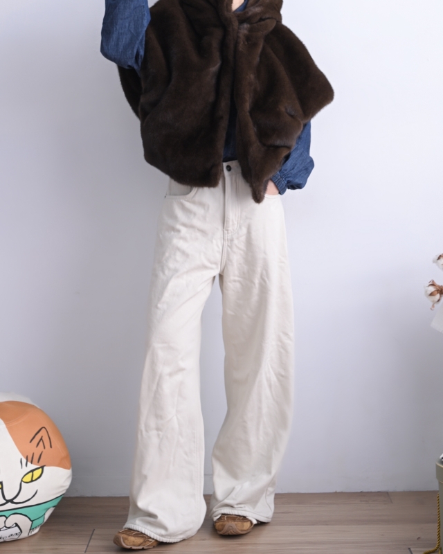 韓 連帽毛毛短袖外套 2色 size