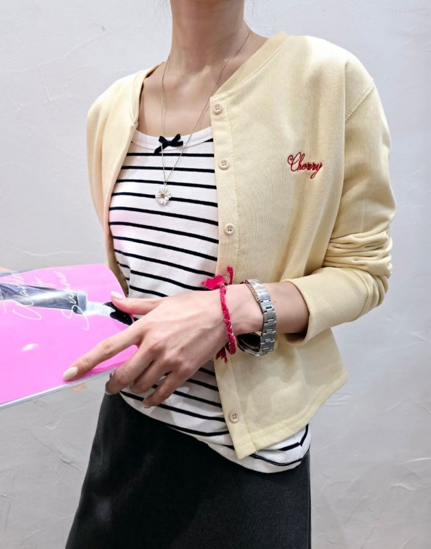 韓 英文字小外套 2色