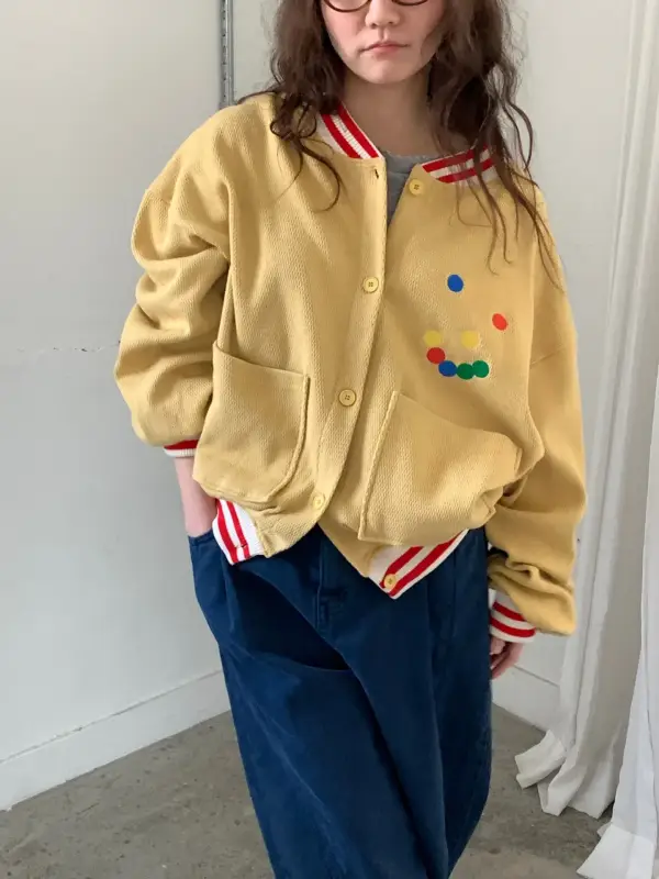 韓 繽紛小點外套 4色 size