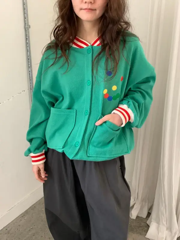 韓 繽紛小點外套 4色 size