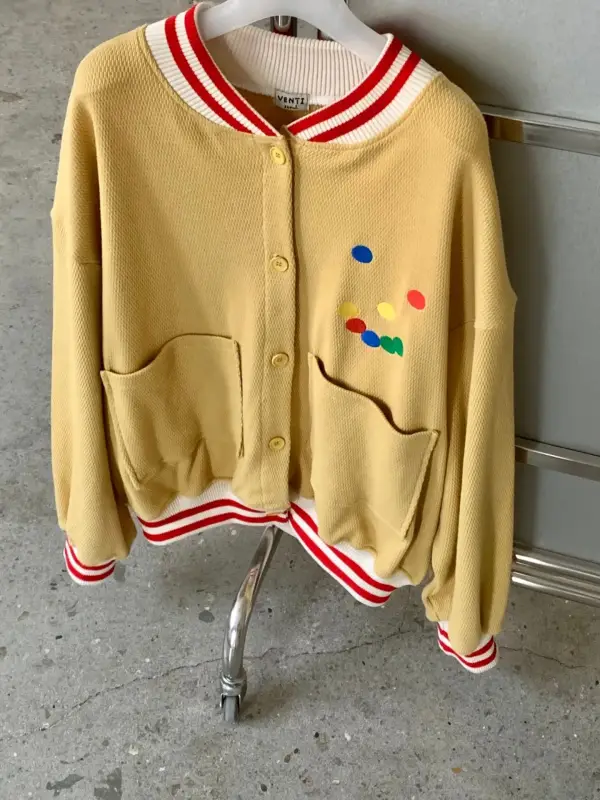 韓 繽紛小點外套 4色 size