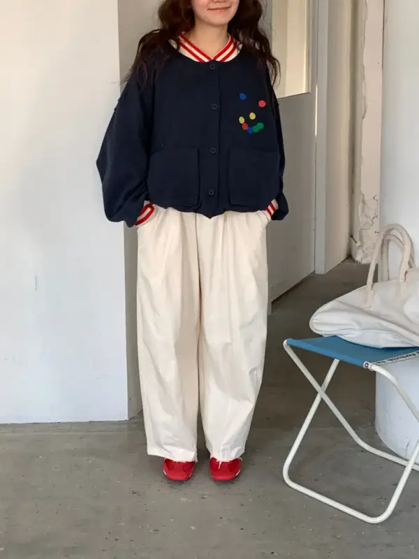 韓 繽紛小點外套 4色 size