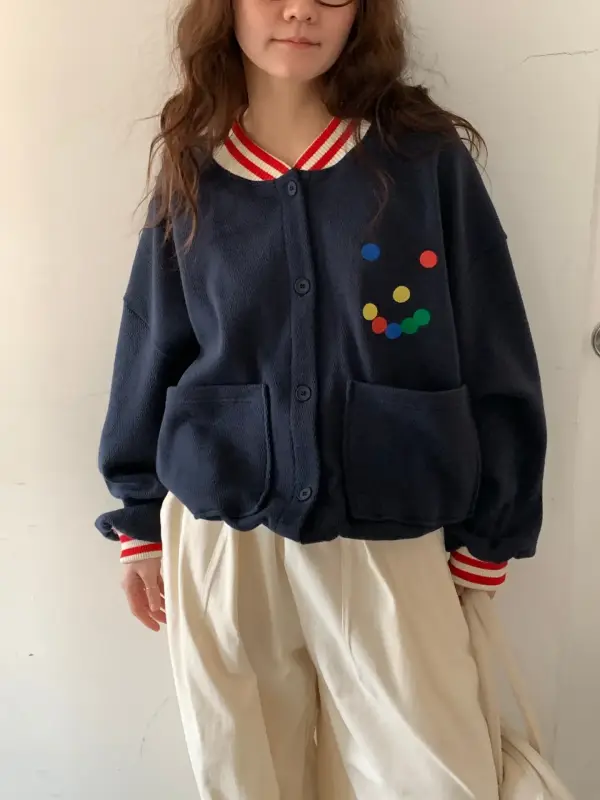 韓 繽紛小點外套 4色 size