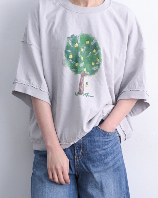 韓 蘋果樹上衣 3色 size