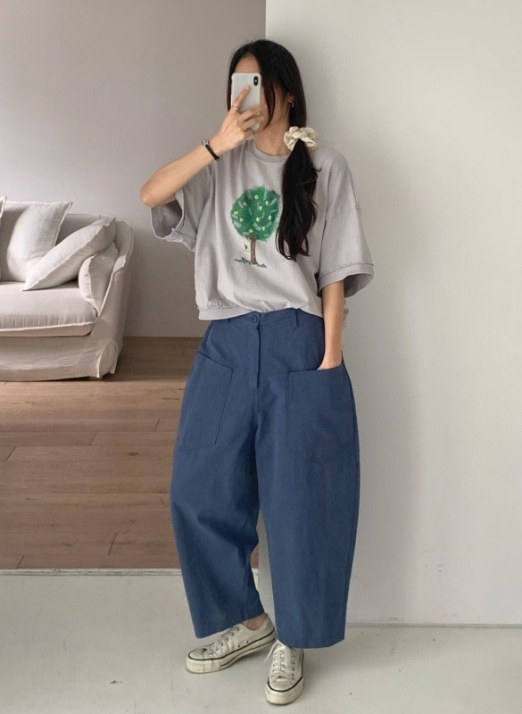 韓 蘋果樹上衣 3色 size