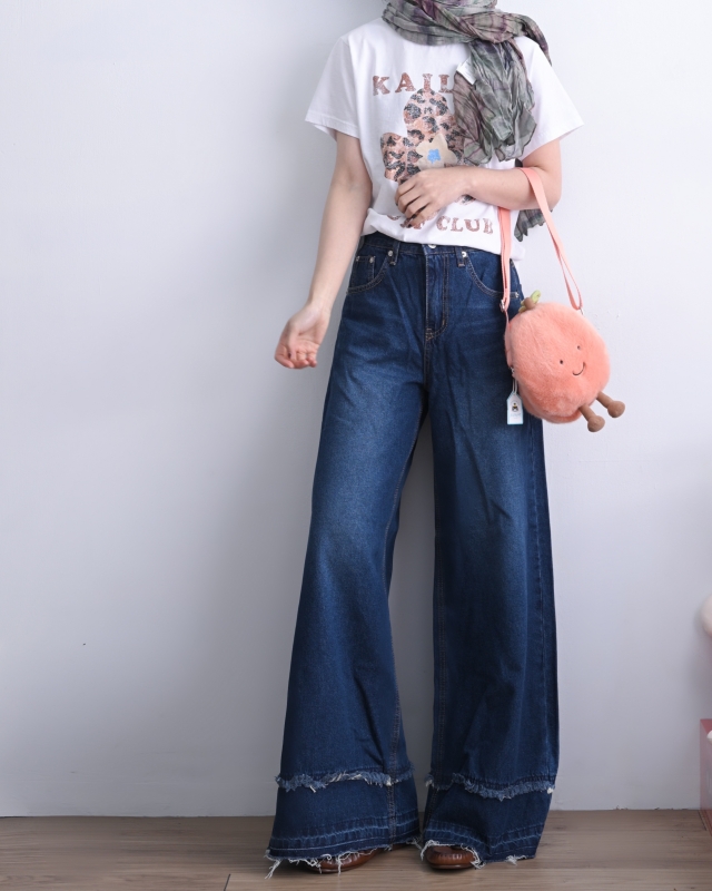 韓 豹紋花上衣 2色 size