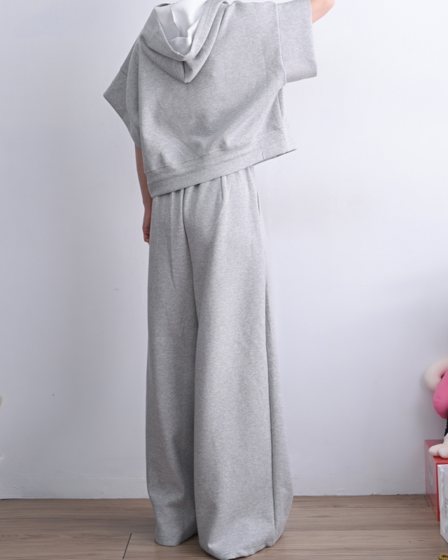 韓 短版連帽上衣