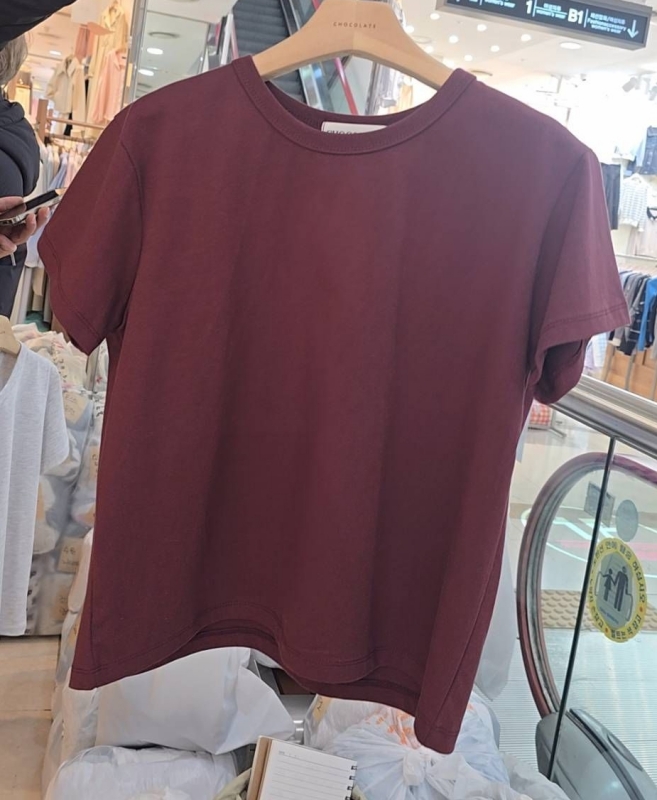 韓 基本款圓領素上衣 6色