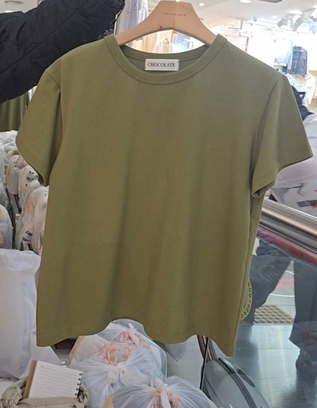 韓 基本款圓領素上衣 6色