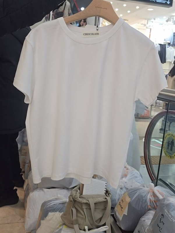 韓 基本款圓領素上衣 6色