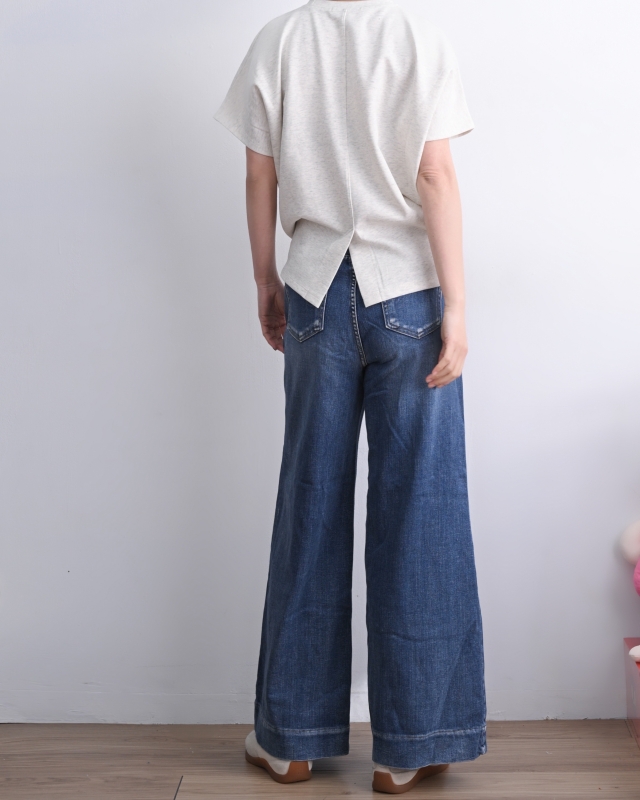 韓 背衩素上衣 2色