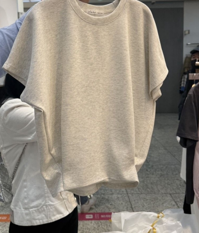 韓 背衩素上衣 2色