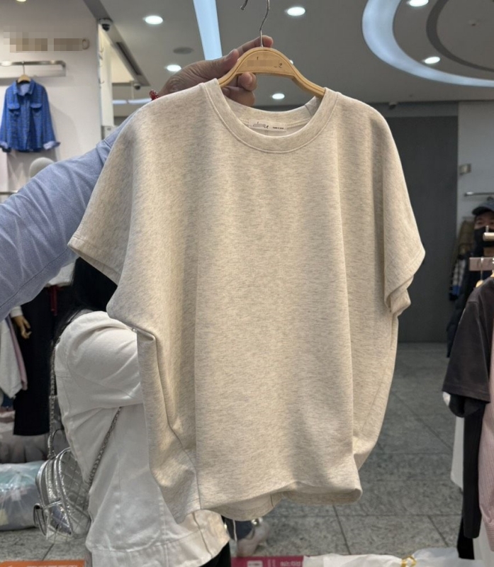 韓 背衩素上衣 2色