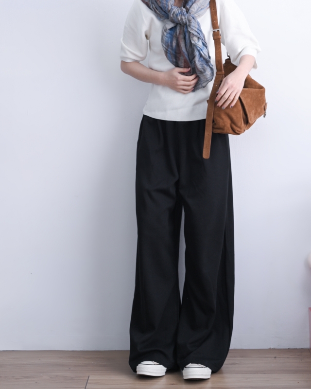 韓 V領弧袖上衣 2色