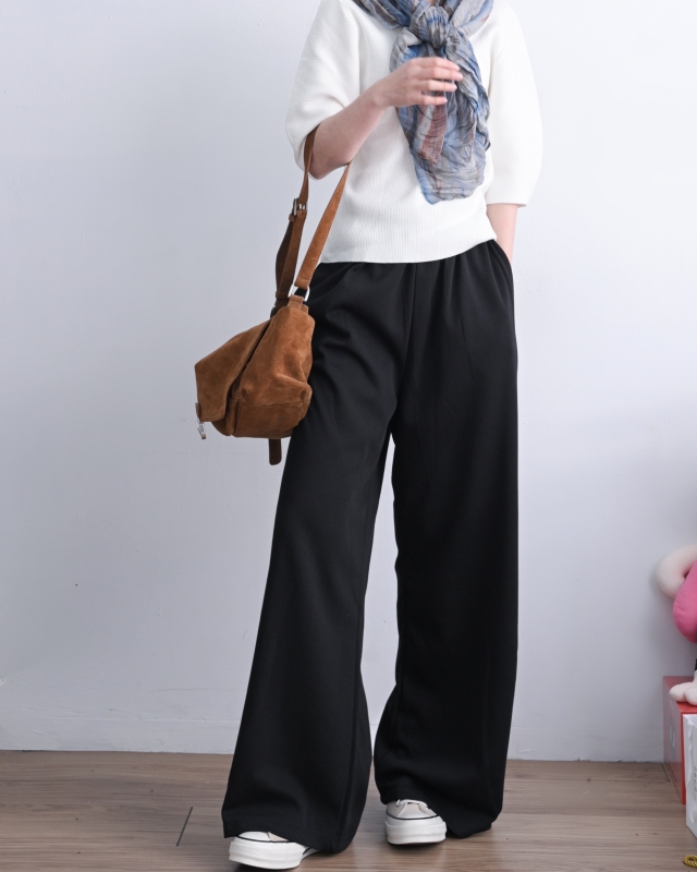 韓 V領弧袖上衣 2色