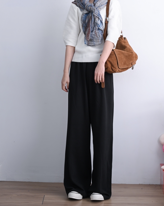 韓 V領弧袖上衣 2色