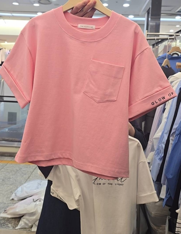 韓 背繡英文字上衣 3色 size