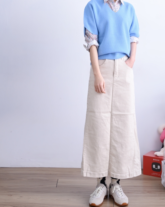 韓 V領針織上衣 4色