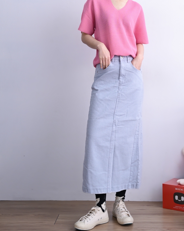 韓 V領針織上衣 4色