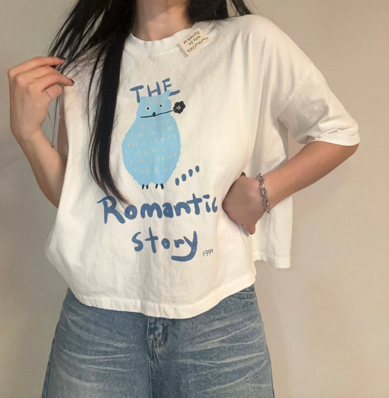 韓 小鳥上衣 2色