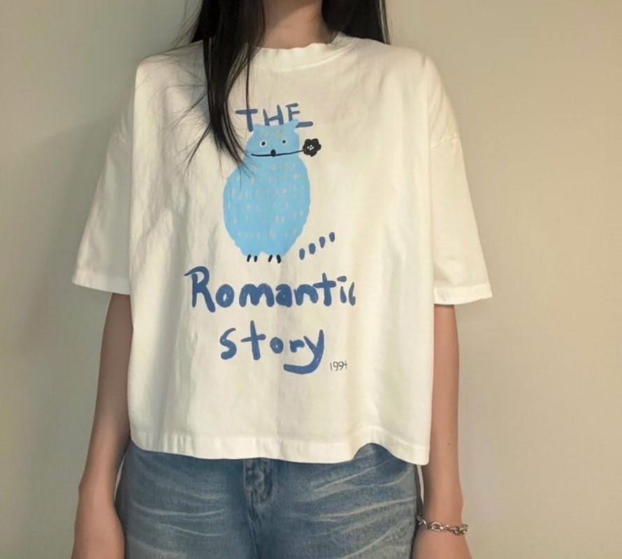 韓 小鳥上衣 2色