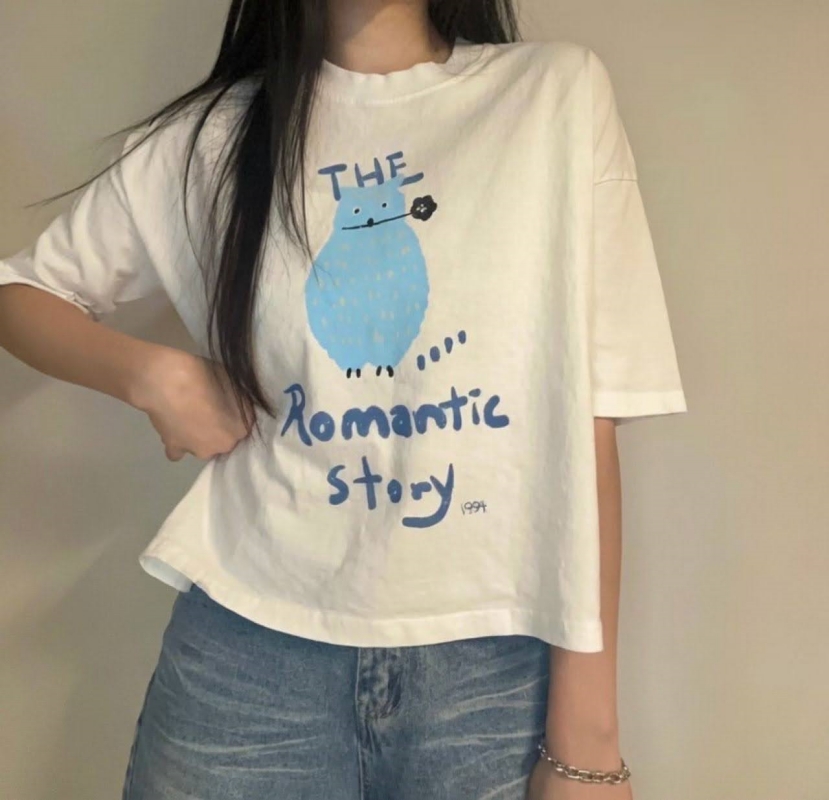 韓 小鳥上衣 2色