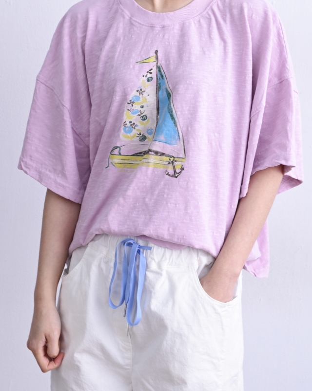 韓 帆船上衣 2色