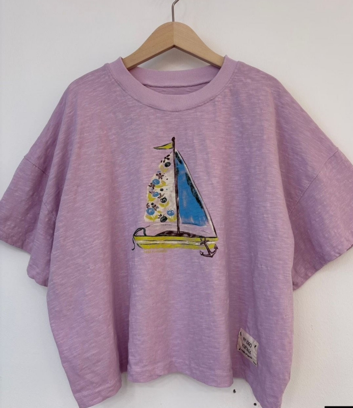 韓 帆船上衣 2色