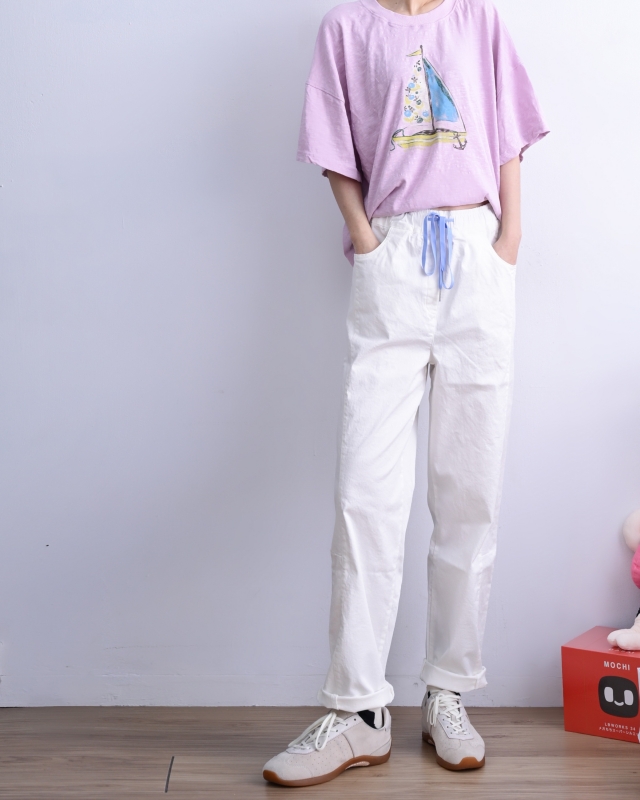 韓 帆船上衣 2色