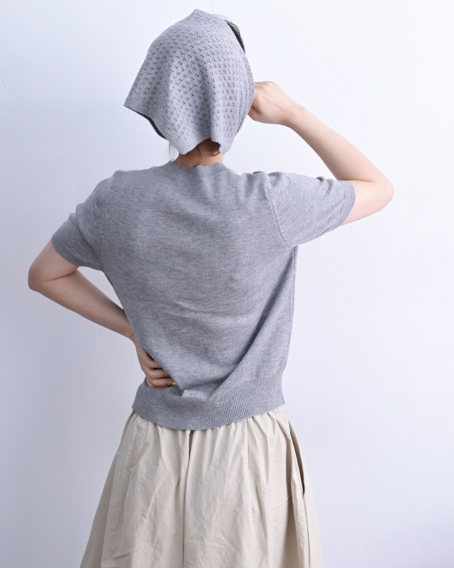 韓 圓領上衣+三角披肩 2色 size