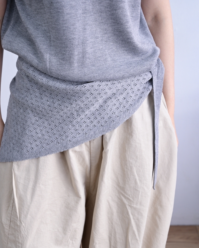 韓 圓領上衣+三角披肩 2色 size