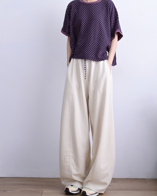 韓 點點條文上衣 3色 size