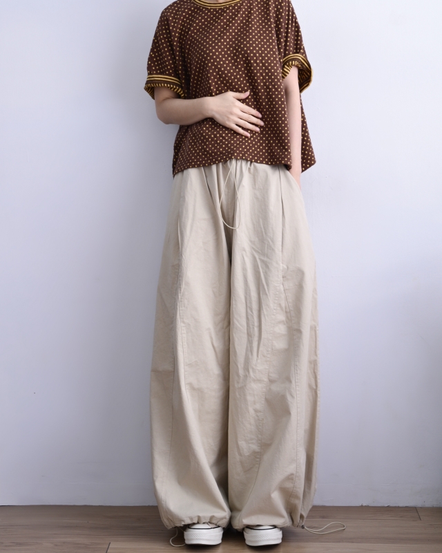 韓 點點條文上衣 3色 size