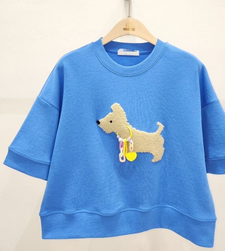 韓 項鍊狗狗上衣 2色