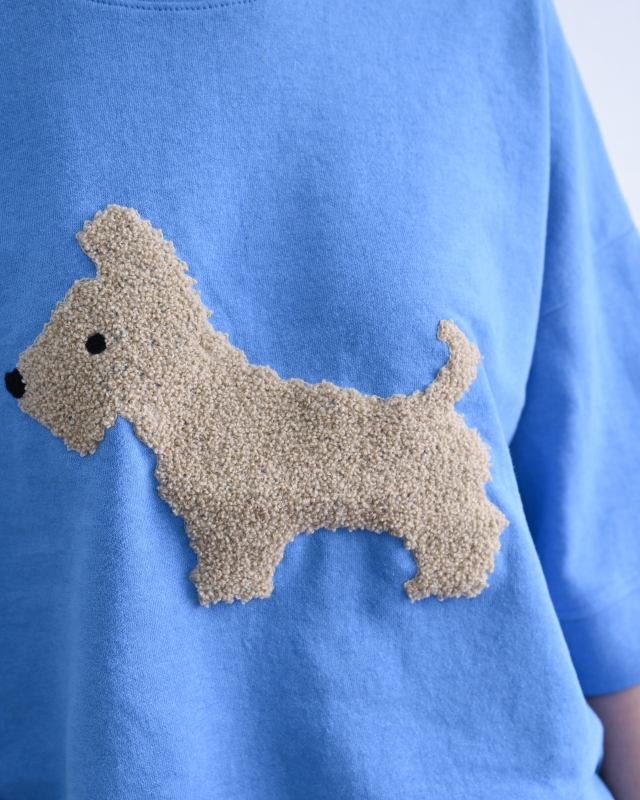 韓 項鍊狗狗上衣 2色