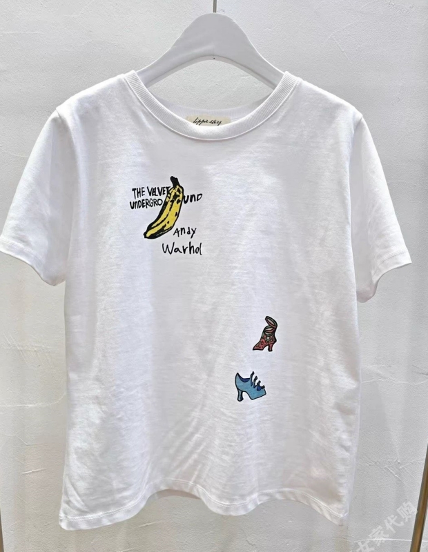 韓 香蕉高跟鞋上衣 size
