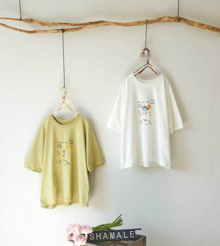 韓 童趣手繪風上衣 2色