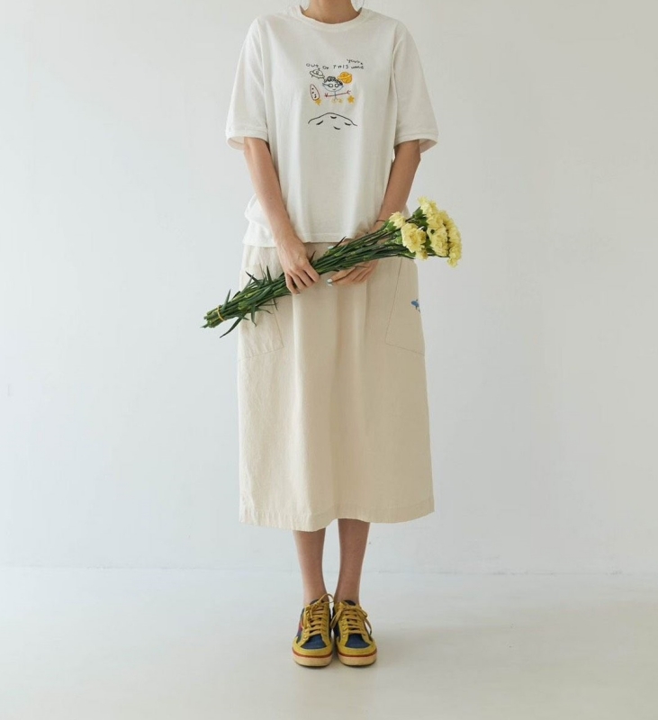 韓 童趣手繪風上衣 2色