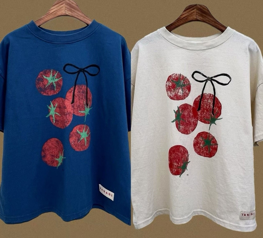 韓 很多顆番茄上衣 2色 size